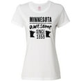 thumbnail image 1 of Inktastic Minnesota Awesome Since 1858 Women's T-Shirt, 1 of 5