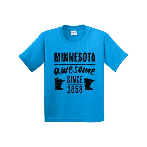 Inktastic Minnesota Awesome Since 1858 Youth T-Shirt