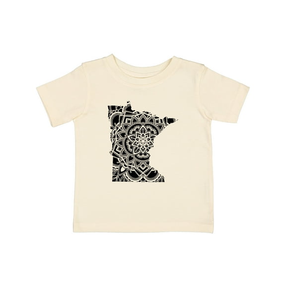 Inktastic Minnesota Silhouette Mandala Boys or Girls Baby T-Shirt