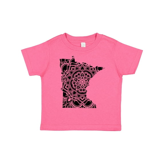 Inktastic Minnesota Silhouette Mandala Boys or Girls Toddler T-Shirt
