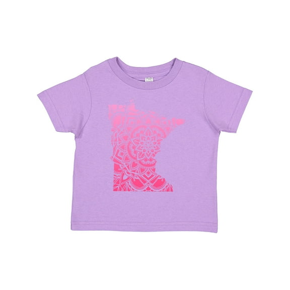 Inktastic Minnesota Silhouette Mandala Boys or Girls Toddler T-Shirt