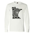 thumbnail image 1 of Inktastic Minnesota Silhouette Mandala Long Sleeve T-Shirt, 1 of 5