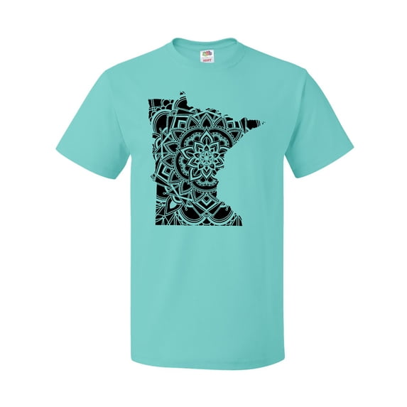Inktastic Minnesota Silhouette Mandala T-Shirt