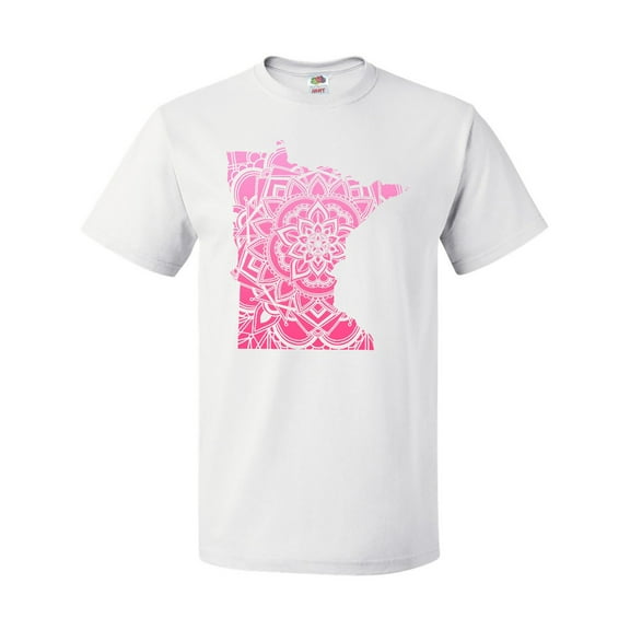 Inktastic Minnesota Silhouette Mandala T-Shirt