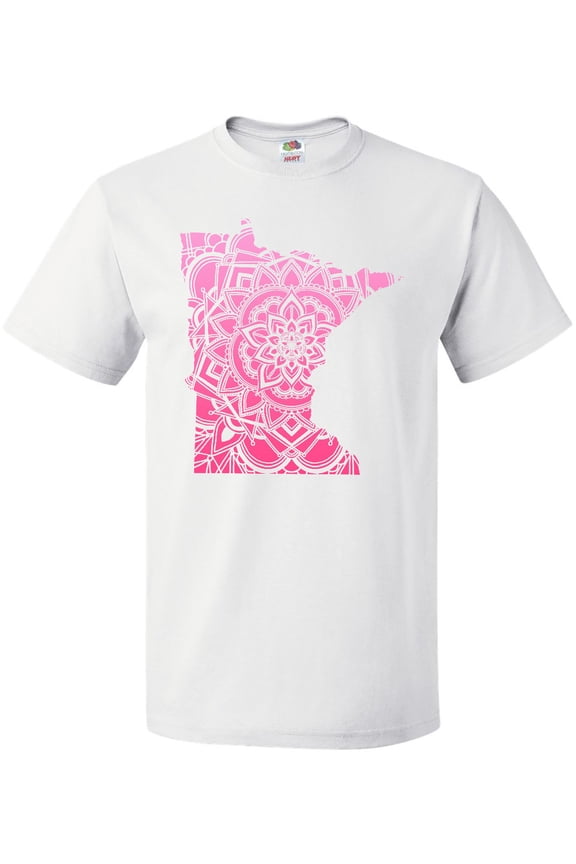 Minnesota Silhouette Mandala T-Shirt