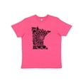 thumbnail image 1 of Inktastic Minnesota Silhouette Mandala Youth T-Shirt, 1 of 5