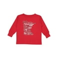 thumbnail image 1 of Inktastic Minnesota State Word Salad Boys or Girls Long Sleeve Toddler T-Shirt, 1 of 5