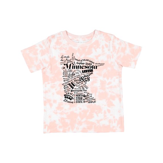Inktastic Minnesota State Word Salad Boys or Girls Toddler T-Shirt