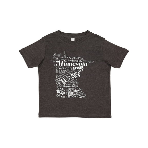 Inktastic Minnesota State Word Salad Boys or Girls Toddler T-Shirt