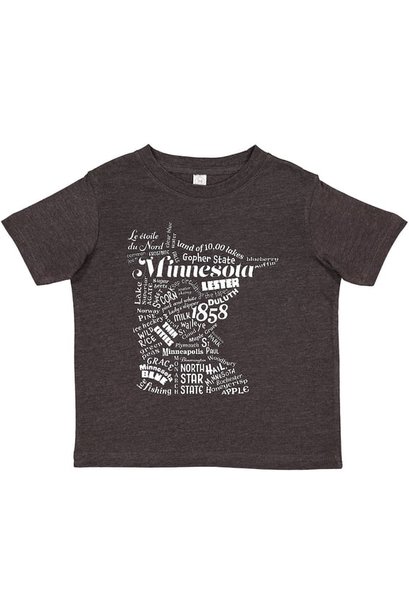 Minnesota State Word Salad Boys or Girls Toddler T-Shirt