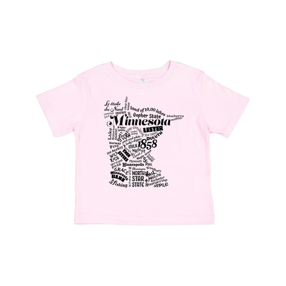 Inktastic Minnesota State Word Salad Boys or Girls Toddler T-Shirt