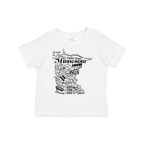Inktastic Minnesota State Word Salad Boys or Girls Toddler T-Shirt