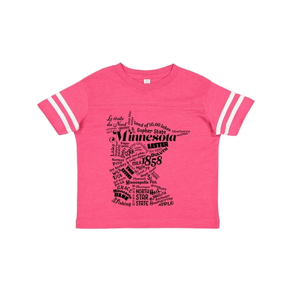 Inktastic Minnesota State Word Salad Boys or Girls Toddler T-Shirt
