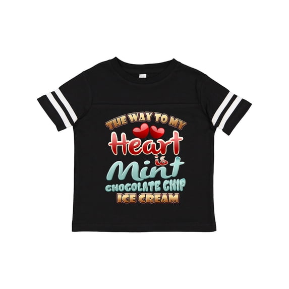 Inktastic Mint Chocolate Chip Ice Cream Lover Boys or Girls Toddler T-Shirt