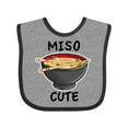 thumbnail image 1 of Inktastic Miso Cute with Miso Soup Boys or Girls Baby Bib, 1 of 4