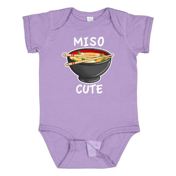 Inktastic Miso Cute with Miso Soup Boys or Girls Baby Bodysuit