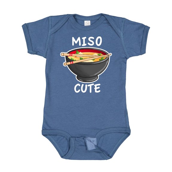 Inktastic Miso Cute with Miso Soup Boys or Girls Baby Bodysuit