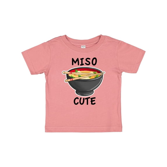 Inktastic Miso Cute with Miso Soup Boys or Girls Baby T-Shirt