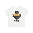 thumbnail image 1 of Inktastic Miso Cute with Miso Soup Boys or Girls Toddler T-Shirt, 1 of 5