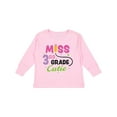 thumbnail image 1 of Inktastic Miss 3rd Grade Cutie with Pencil and Stars Girls Long Sleeve Toddler T-Shirt, 1 of 5