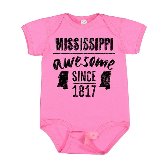 Inktastic Mississippi Awesome Since 1836 Boys or Girls Baby Bodysuit