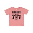 thumbnail image 1 of Inktastic Mississippi Awesome Since 1836 Boys or Girls Baby T-Shirt, 1 of 5