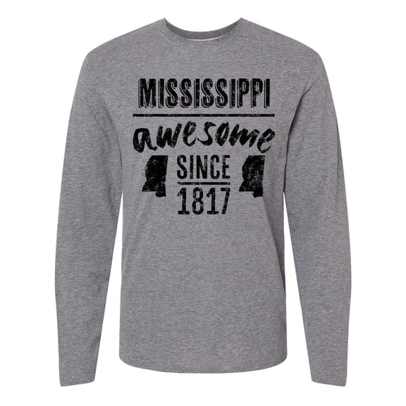Inktastic Mississippi Awesome Since 1836 Long Sleeve T-Shirt
