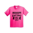 thumbnail image 1 of Inktastic Mississippi Awesome Since 1836 Youth T-Shirt, 1 of 5