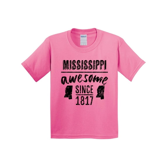 Inktastic Mississippi Awesome Since 1836 Youth T-Shirt