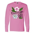thumbnail image 1 of Inktastic Mississippi Girl Magnolia Flowers and Leaves Long Sleeve T-Shirt, 1 of 5