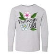 thumbnail image 1 of Inktastic Mississippi Girl Magnolia Flowers and Leaves Long Sleeve Youth T-Shirt, 1 of 5