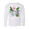 thumbnail image 1 of Inktastic Mississippi Girl Magnolia Flowers and Leaves Long Sleeve Youth T-Shirt, 1 of 5