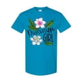 thumbnail image 1 of Inktastic Mississippi Girl Magnolia Flowers and Leaves T-Shirt, 1 of 5