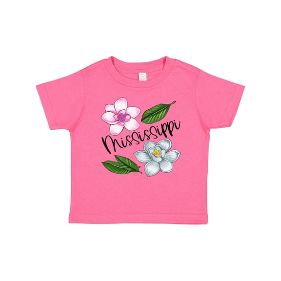 Inktastic Mississippi Magnolia Flowers and Leaves Boys or Girls Baby T-Shirt
