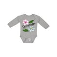 thumbnail image 1 of Inktastic Mississippi Magnolia Flowers and Leaves Boys or Girls Long Sleeve Baby Bodysuit, 1 of 5