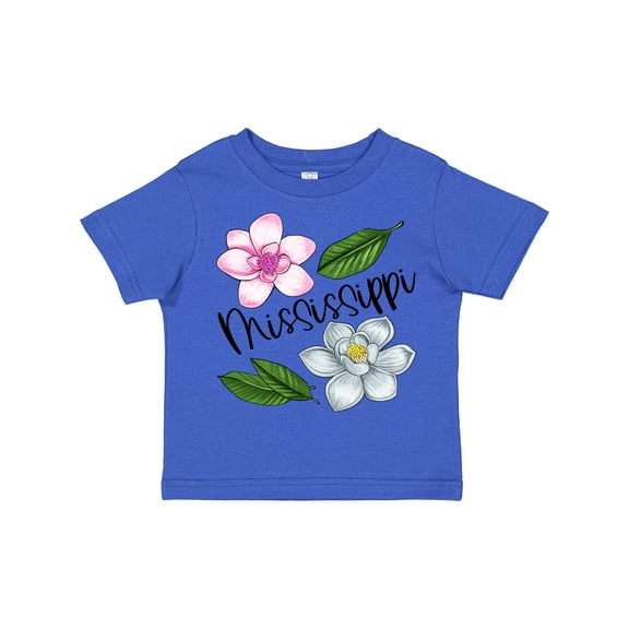 Inktastic Mississippi Magnolia Flowers and Leaves Boys or Girls Toddler T-Shirt