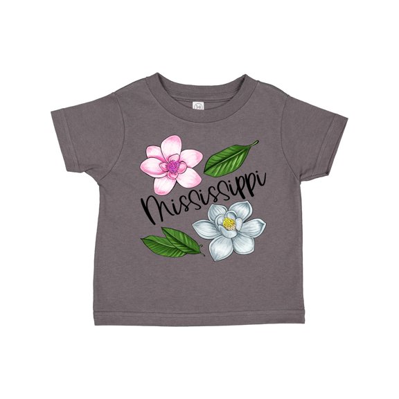 Inktastic Mississippi Magnolia Flowers and Leaves Boys or Girls Toddler T-Shirt