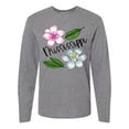 thumbnail image 1 of Inktastic Mississippi Magnolia Flowers and Leaves Long Sleeve T-Shirt, 1 of 5