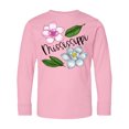 thumbnail image 1 of Inktastic Mississippi Magnolia Flowers and Leaves Long Sleeve Youth T-Shirt, 1 of 5