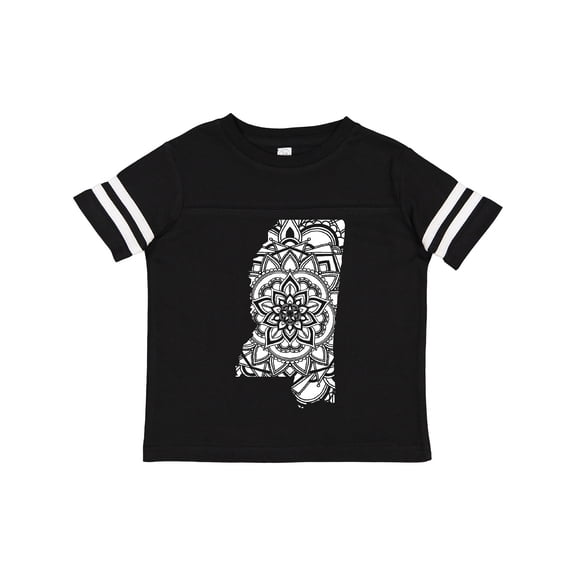 Inktastic Mississippi Silhouette Mandala Boys or Girls Toddler T-Shirt