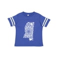 thumbnail image 1 of Inktastic Mississippi Silhouette Mandala Boys or Girls Toddler T-Shirt, 1 of 5