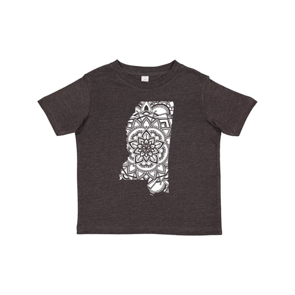 Inktastic Mississippi Silhouette Mandala Boys or Girls Toddler T-Shirt