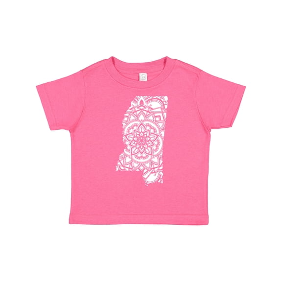 Inktastic Mississippi Silhouette Mandala Boys or Girls Toddler T-Shirt