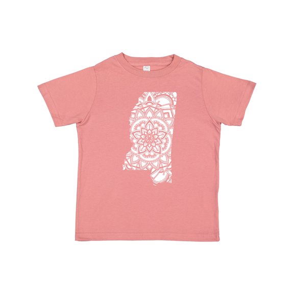 Inktastic Mississippi Silhouette Mandala Boys or Girls Toddler T-Shirt