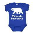 thumbnail image 1 of Inktastic Missoula, Montana White Bear Silhouette Boys or Girls Baby Bodysuit, 1 of 5