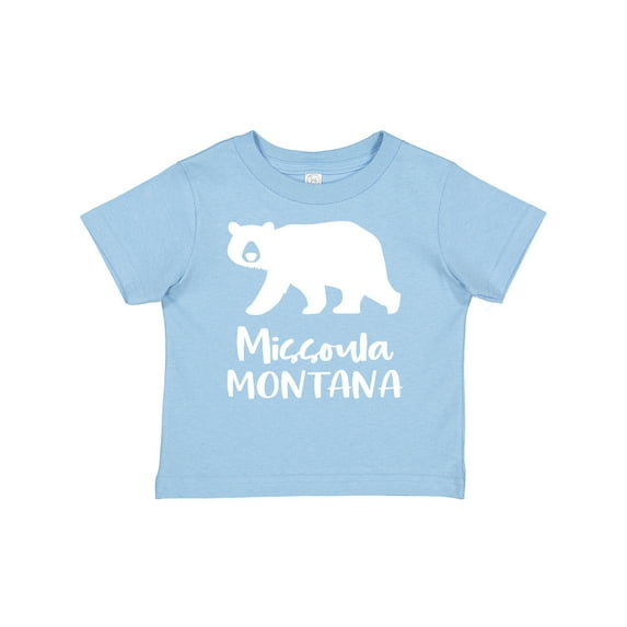 Inktastic Missoula, Montana White Bear Silhouette Boys or Girls Baby T-Shirt