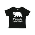 thumbnail image 1 of Inktastic Missoula, Montana White Bear Silhouette Boys or Girls Baby T-Shirt, 1 of 5