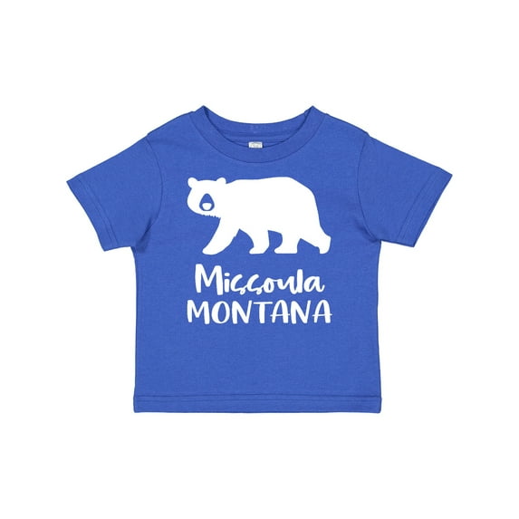 Inktastic Missoula, Montana White Bear Silhouette Boys or Girls Baby T-Shirt