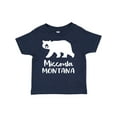 thumbnail image 1 of Inktastic Missoula, Montana White Bear Silhouette Boys or Girls Baby T-Shirt, 1 of 5