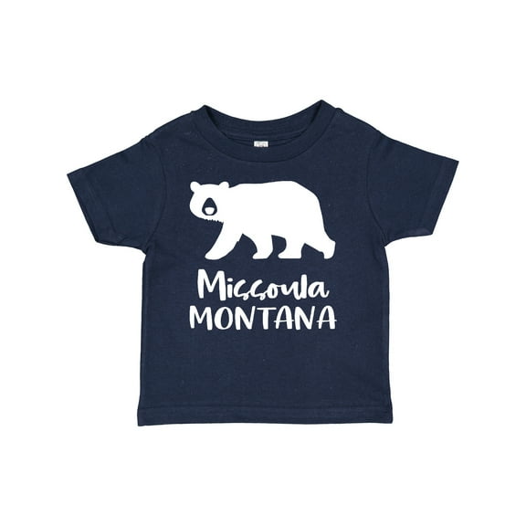 Inktastic Missoula, Montana White Bear Silhouette Boys or Girls Baby T-Shirt
